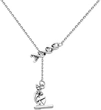 Cargar imagen en el visor de la galería, Collar de ADN y Microscopio de Acero y Plata