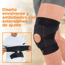 Cargar imagen en el visor de la galería, Rodillera Abierta con Refuerzo Rotuliano + Hilado de Cobre - O742