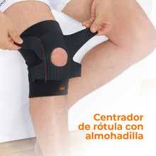 Cargar imagen en el visor de la galería, Rodillera Abierta con Refuerzo Rotuliano + Hilado de Cobre - O742