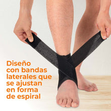 Cargar imagen en el visor de la galería, Tobillera Cerrada con Bandas en Espiral + Hilado de Cobre - O749