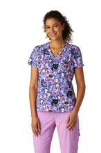 Cargar imagen en el visor de la galería, Top estampado modelo Leslie diseño "Flora Kitty" Koi Artis Series - 384