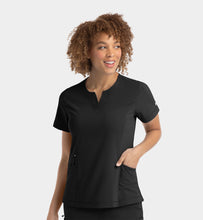 Cargar imagen en el visor de la galería, IRG EPIC  – Top Women's Notched Crew Neck 4802 + Pantalón Women's Yoga Waistband Flare Leg 9813  – Black