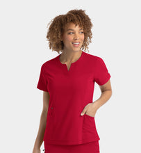 Cargar imagen en el visor de la galería, IRG EPIC  – Top Women's Notched Crew Neck 4802 + Pantalón Women's Yoga Waistband Flare Leg 9813  – Red