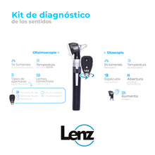 Cargar imagen en el visor de la galería, Kit de diagnostico de los sentidos con cabezal intercambiable HS-OTP10S-A