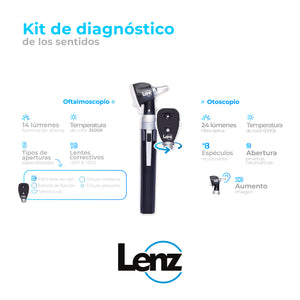 Kit de diagnostico de los sentidos con cabezal intercambiable HS-OTP10S-A
