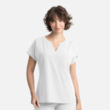 Cargar imagen en el visor de la galería, Maevn Momentum  – Top Women's Tuckable Dolman 5003 + Pantalón Womens Full Elastic Pull on 5091  – WHITE