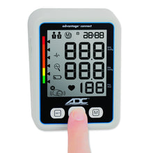 Cargar imagen en el visor de la galería, Monitor de presión arterial (esfigmomanómetro) digital automático con Bluetooth ADC - Advantage Connect ® 6024N