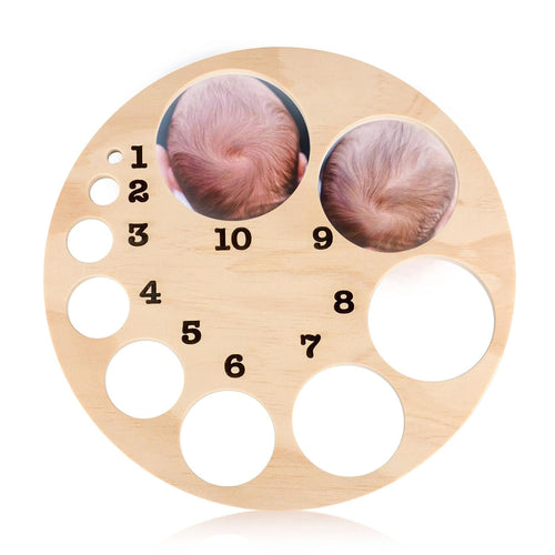 Tablero de dilatación cervical que muestra la apertura del cuello uterino - rueda de dilatación cervical