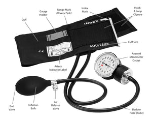 Esfigmomanómetro aneroide básico para adultos Prestige Medical - 70