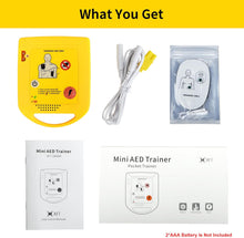 Cargar imagen en el visor de la galería, Mini DEA Trainer Set - Modelo para practica de desfibrilador externo automático