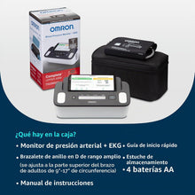 Cargar imagen en el visor de la galería, Monitor completo de presión arterial 2 en 1 + electrocardiograma - OMRON