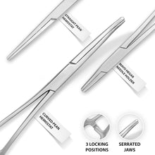 Cargar imagen en el visor de la galería, KIT quirúrgico de Acero Inoxidable de 18 PCS.
