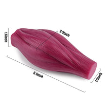 Cargar imagen en el visor de la galería, Modelo anatómico de grasa de 1 lb y réplica muscular de 1 libra con base para demostración para nutricionista.