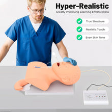 Cargar imagen en el visor de la galería, Modelo humano de intubación endotraqueal Intubación traqueal oral/nasal