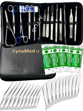 Cargar imagen en el visor de la galería, kit de disección de laboratorio de biología de acero inoxidable de primera calidad