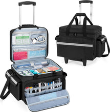 Cargar imagen en el visor de la galería, Bolsa médica con ruedas con carrito desmontable