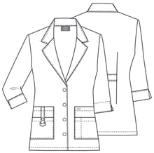 Cargar imagen en el visor de la galería, Bata de Consulta mangas 3/4 para Dama Dickies EDS - 82402