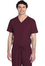Cargar imagen en el visor de la galería, Cherokee CK WW ORIGINALS ULTRA– Top Unisex V-Neck CK778A  + Pantalón Unisex Mid Rise Drawstring Straight CK280A  - Wine