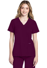 Cargar imagen en el visor de la galería, Cherokee CK WW ORIGINALS ULTRA– Top V-Neck CK953A   + Pantalón Mid Rise Drawstring Trouser Cargo CK272A - Wine