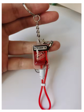 Cargar imagen en el visor de la galería, Llavero de PVC con diseño de bolsa de sangre tipo A, B, O, AB