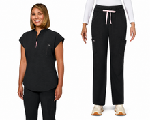 Cargar imagen en el visor de la galería, Koi Solis – Top Catrin 1131 + Pantalón Freda Wide 785 – Black