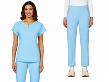 Cargar imagen en el visor de la galería, Koi Lite – Top Lilias 1138 + Pantalón Chessa 786 –  Sky