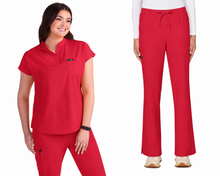 Cargar imagen en el visor de la galería, Koi Basics – Top Ari 1093  + Pantalón Holly 731 – Heather Candy Red