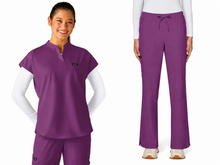 Cargar imagen en el visor de la galería, Koi Basics – Top Ari 1093  + Pantalón Holly 731 – Heather Violet