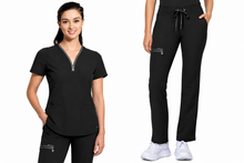 Cargar imagen en el visor de la galería, Healing Hands HH360 – Top Sonia 2274  + Pantalón Nisha 9152 – Black
