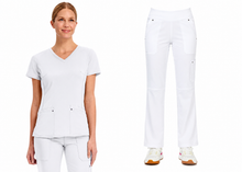 Cargar imagen en el visor de la galería, Healing Hands HH PURPLE LABEL – Top Juliet 2245  + Pantalón Tori 9133 - WHITE