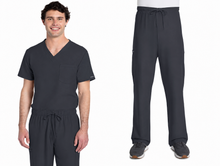 Cargar imagen en el visor de la galería, Cherokee CK WW ORIGINALS ULTRA– Top Unisex V-Neck CK778A  + Pantalón Unisex Mid Rise Drawstring Straight CK280A  - Pewter