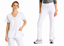 Cargar imagen en el visor de la galería, Skechers by Barco® – Top Reliance SK102 + Pantalón Reliance SK201 – WHITE
