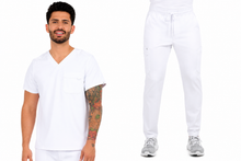Cargar imagen en el visor de la galería, Zavaté by Yotyoz Studio  – Top Trailblazer Tuck-In 1197 + Pantalón Free-Flex Jogger 3093 – WHITE