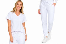 Cargar imagen en el visor de la galería, Zavaté by Yotyoz Studio  – Top Elevate Tuck-In 1169 + Pantalón Refined Jogger 3060 – WHITE