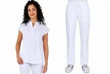 Cargar imagen en el visor de la galería, Zavaté by Yotyoz Studio  – Top Dynamic 1189 + Pantalón Energy Straight 3063 – WHITE