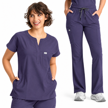 Cargar imagen en el visor de la galería, IRG EPIC  – Top Women's Dolman 3 Pocket 4804 + Pantalón Women's Yoga Waistband Flare Leg 9813  – RAIS