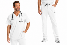 Cargar imagen en el visor de la galería, IRG EPIC  – Top Mens V-Neck 4851 + Pantalón Men's Tapered Leg 9851  – WHITE
