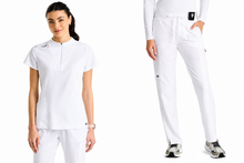 Cargar imagen en el visor de la galería, Grey's Anatomy™ Stretch by Barco – Top Kristi GRST292  + Pantalón Kim GRSP500 - White