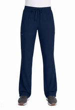 Cargar imagen en el visor de la galería, Cherokee CK WW ORIGINALS ULTRA– Top Unisex V-Neck CK778A  + Pantalón Unisex Mid Rise Drawstring Straight CK280A  - Navy