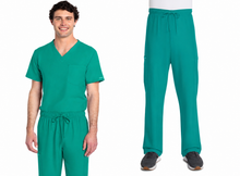 Cargar imagen en el visor de la galería, Cherokee CK WW ORIGINALS ULTRA– Top Unisex V-Neck CK778A  + Pantalón Unisex Mid Rise Drawstring Straight CK280A  - Teal