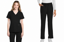 Cargar imagen en el visor de la galería, Cherokee CK WW ORIGINALS ULTRA– Top V-Neck CK953A   + Pantalón Mid Rise Drawstring Trouser Cargo CK272A - Wine