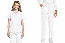 Cargar imagen en el visor de la galería, Cherokee CK WW ORIGINALS ULTRA– Top V-Neck CK953A   + Pantalón Mid Rise Drawstring Trouser Cargo CK272A - White