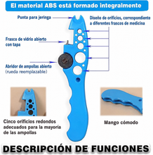 Cargar imagen en el visor de la galería, Cortador de medicamentos y abridor de ampollas (viales)