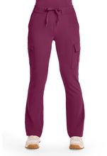 Cargar imagen en el visor de la galería, Healing Hands Quest – Top Partial Zip Stand Collar  HH752 + Pantalón 6-Pocket Flare Leg HH150 – Wine