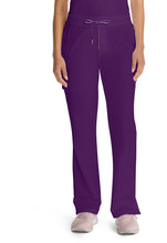Cargar imagen en el visor de la galería, Healing Hands Quest – Top Partial Zip Stand Collar  HH752 + Pantalón Rise Drawstring Straight HH153 – Eggplant
