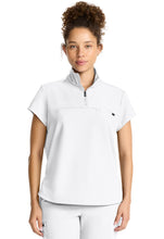 Cargar imagen en el visor de la galería, Healing Hands Quest – Top Partial Zip Stand Collar  HH752 + Pantalón Rise Drawstring Straight HH153 – White Gardenia