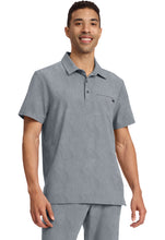 Cargar imagen en el visor de la galería, Healing Hands Quest – Top 3-Pocket Polo Collar HH759 + Pantalón Zip Fly Drawstring  HH154 – Heather Ash