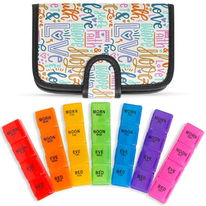 Organizador de pastillas de viaje