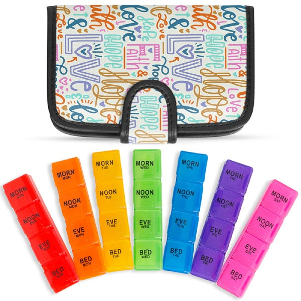 Organizador de pastillas de viaje