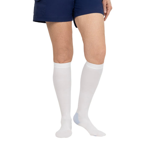 Medias antiembolismas hasta la rodilla 15-20mmHg